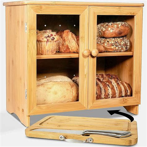 stainless steel bread box drawer kit|bread box for kitchen countertop.